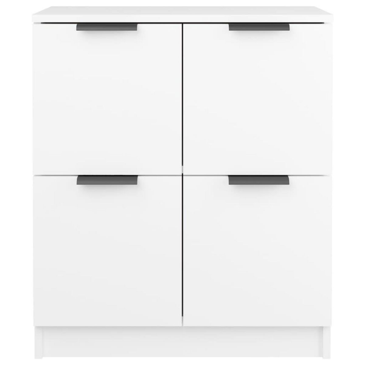 VIDAXL Buffet Blanc 60x30x70 cm Bois d'ingenierie