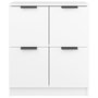 Voir la diapositive 5 : VIDAXL Buffet Blanc 60x30x70 cm Bois d'ingenierie
