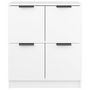 Voir la diapositive 5 : VIDAXL Buffet Blanc 60x30x70 cm Bois d'ingenierie