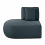 Voir la diapositive 1 : LISA DESIGN Santorini - module d'assise gauche - en tissu texturé