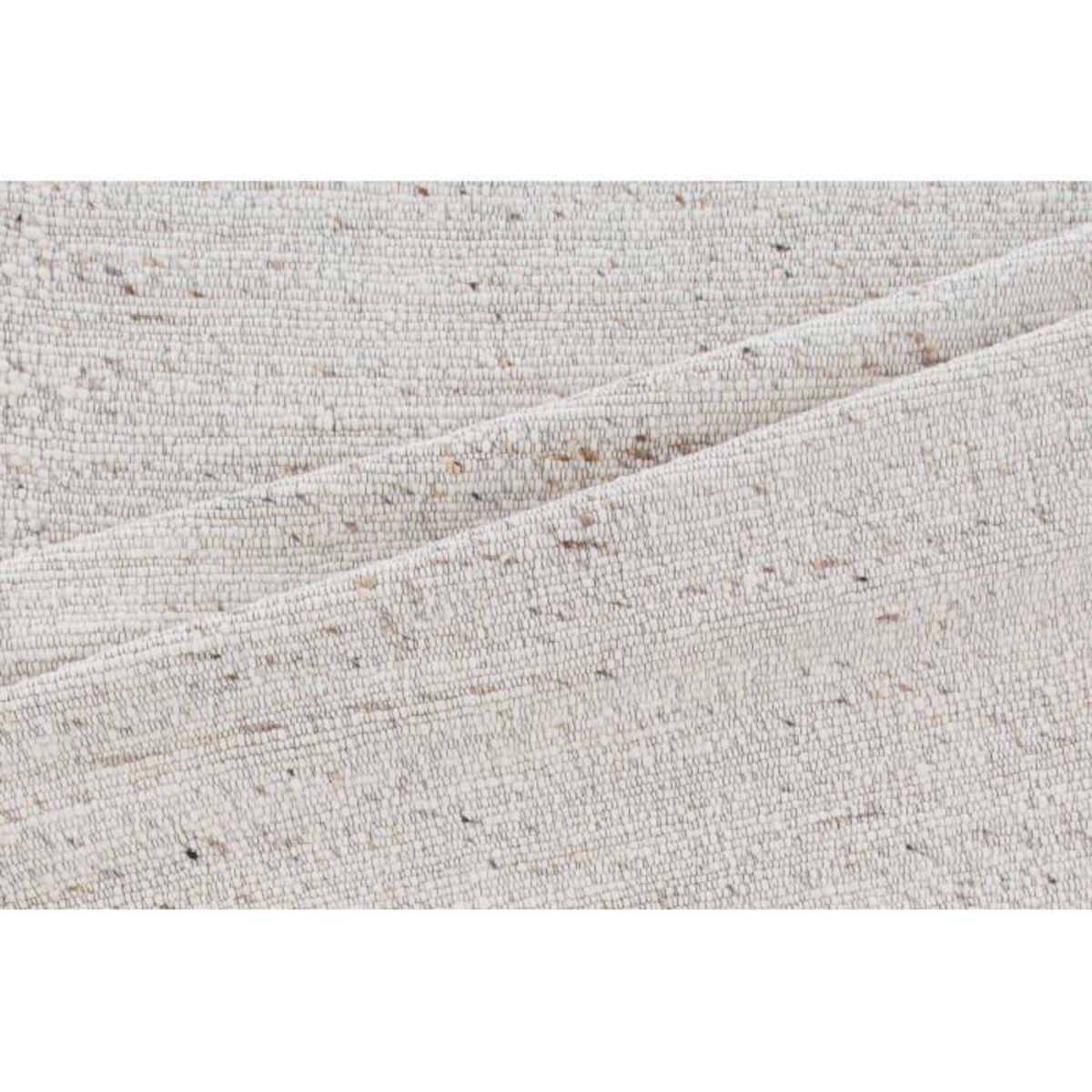 Paris Prix Tapis Déco en Laine  Loump  160x230cm Blanc & Beige