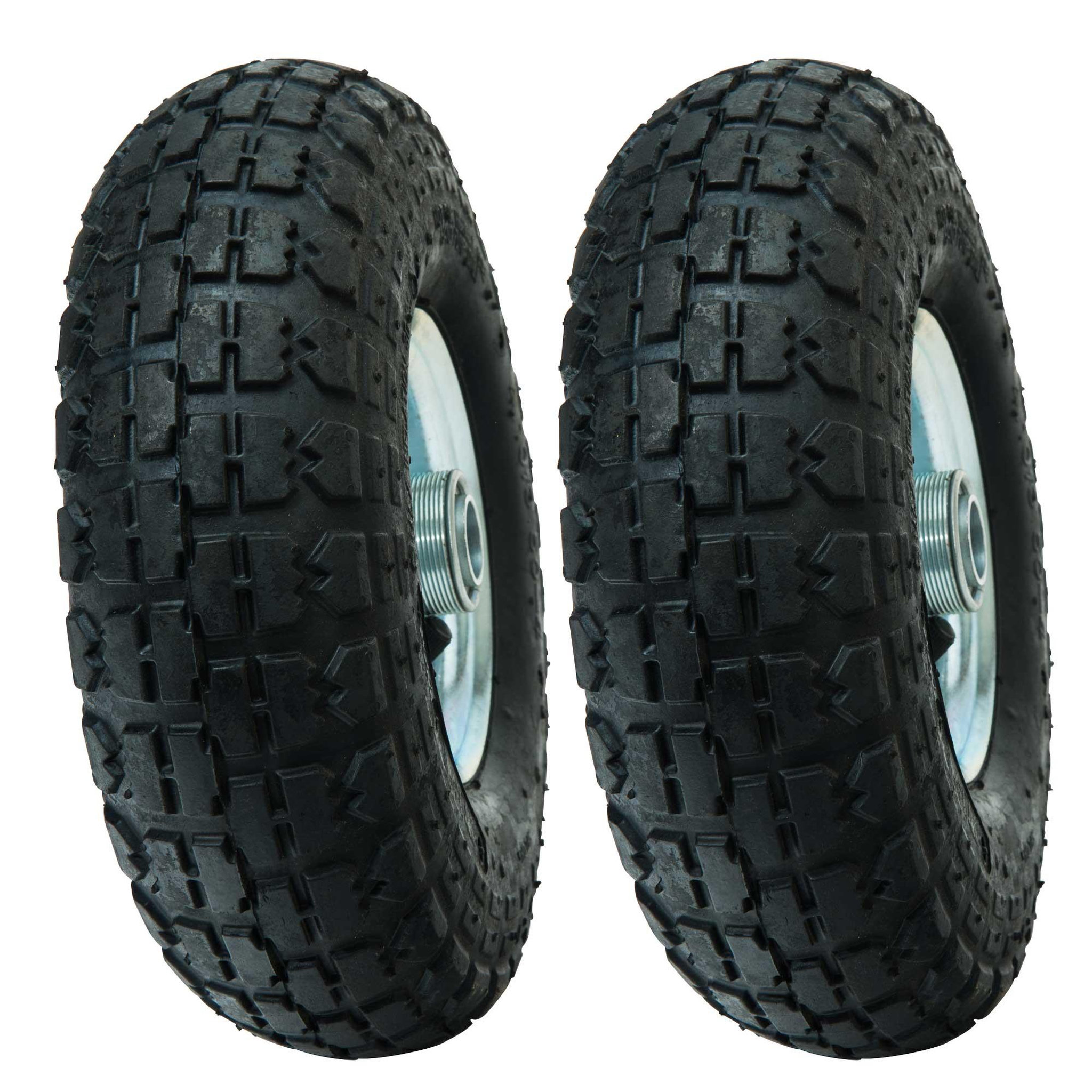 WERKAPRO Roue gonflable 10  métal 260 x 20mm 2 Pièces WERKA PRO 260x20 mm Lot de 2 pièces 260x20 mm Lot de 2 pièces