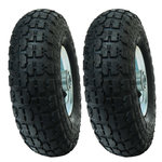 WERKAPRO Roue gonflable 10  métal 260 x 20mm 2 Pièces WERKA PRO