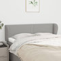Voir la diapositive 1 : VIDAXL Tete de lit avec oreilles Gris clair 147x23x78/88 cm Tissu