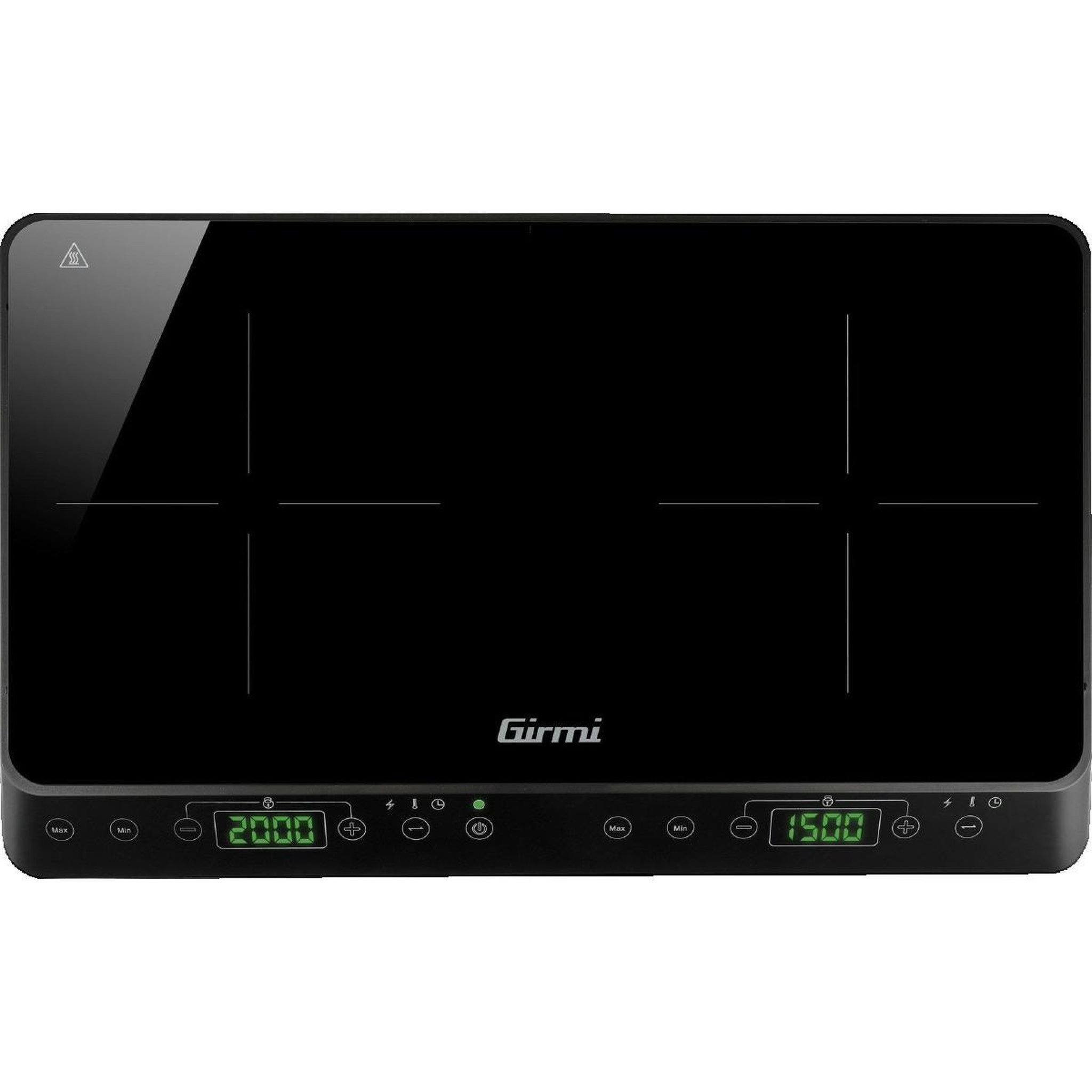 Voir la diapositive 2 : GIRMI Plaque à induction Girmi PI51 avec 2 zones de cuisson