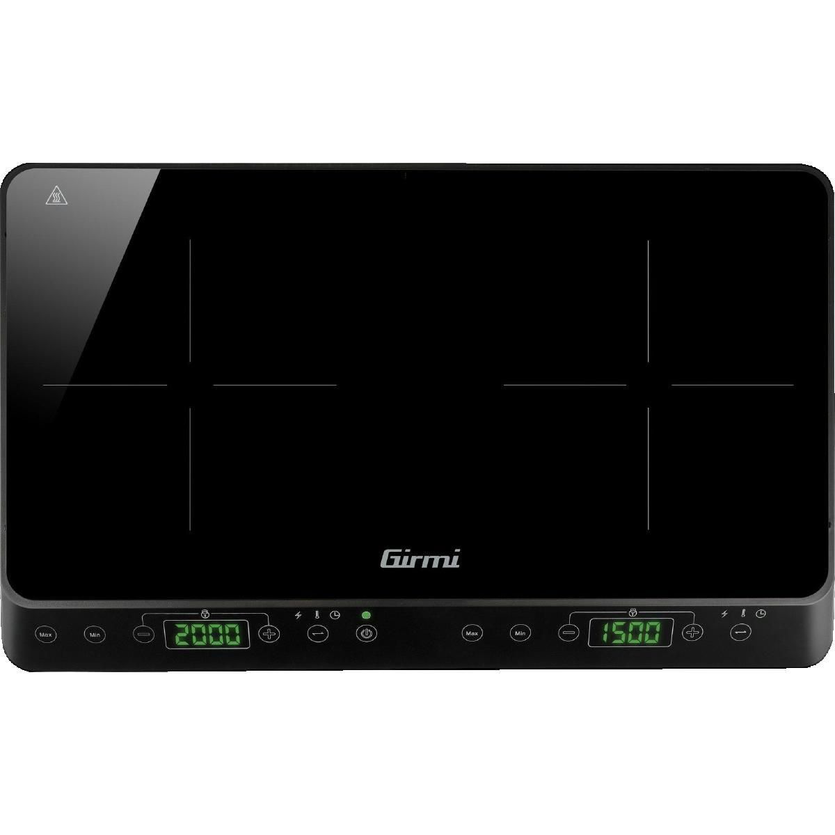 GIRMI Plaque à induction Girmi PI51 avec 2 zones de cuisson
