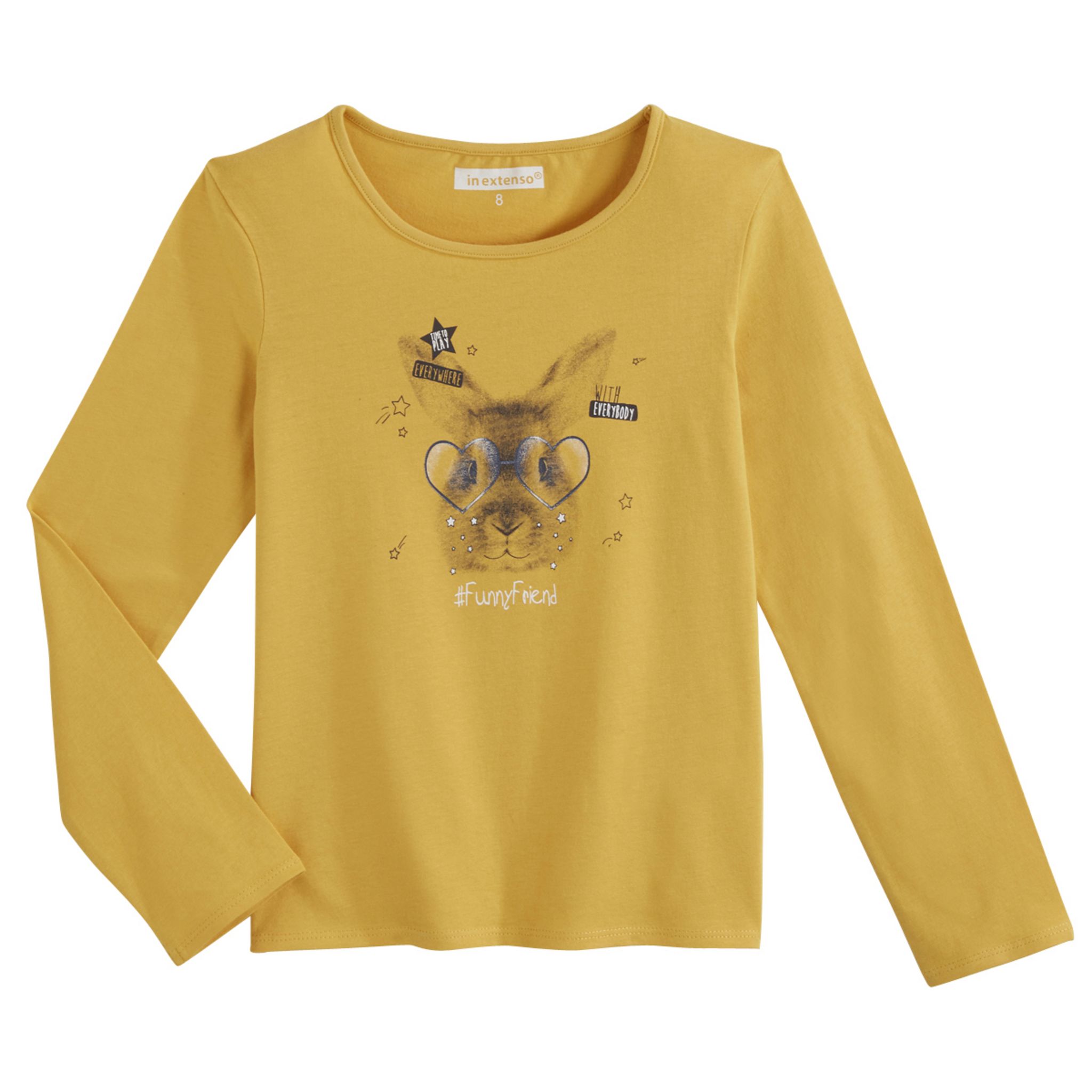 T-shirt Manches Longues Fille Clayeux Taille 10 Ans - Rose Vif, Brodé, Occasion Très Bon état