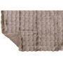 Voir la diapositive 2 : Paris Prix Plaid Uni  Wave  130x180cm Taupe