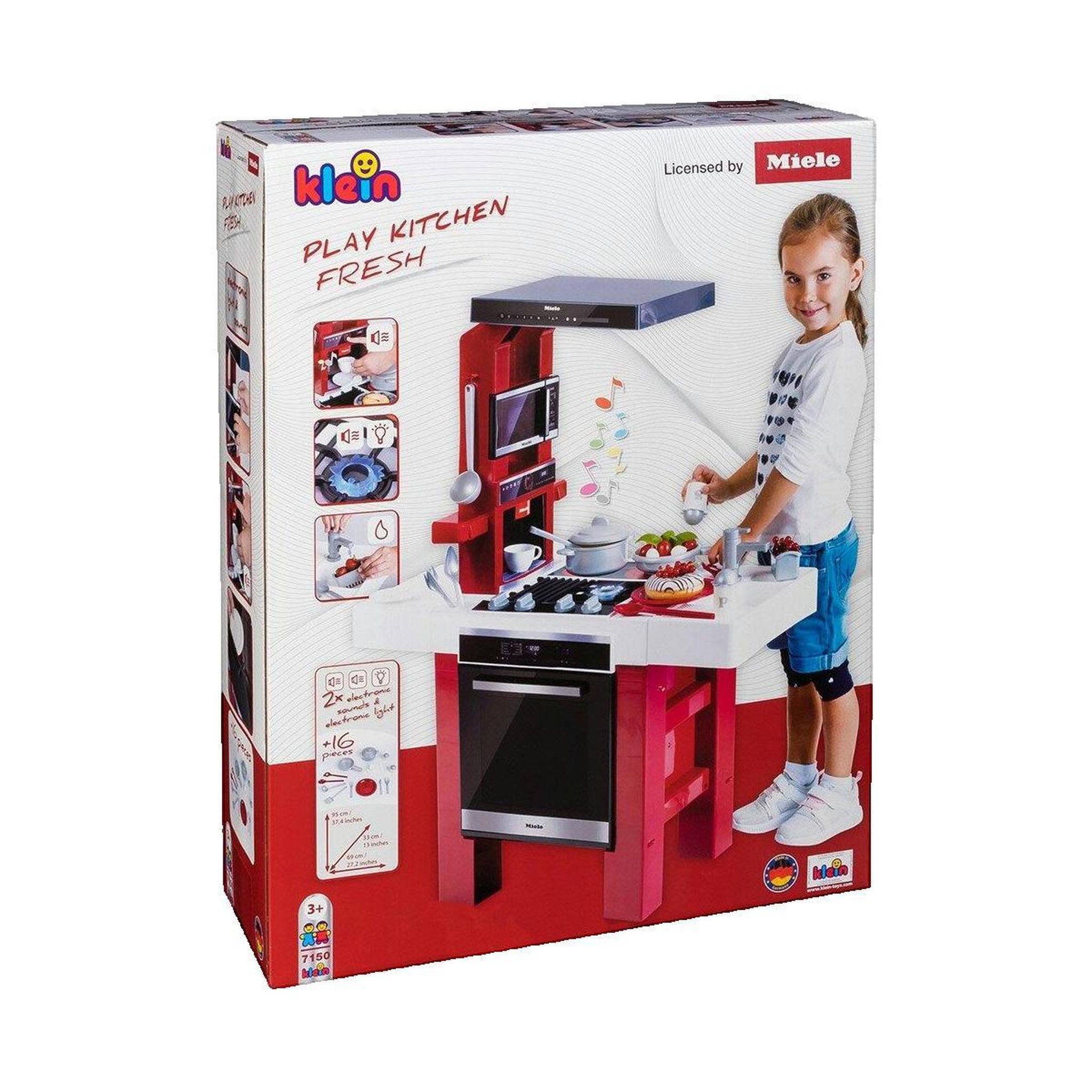 Voir la diapositive 3 : Klein Jeu de cuisine Klein Petit Gourmet coloré