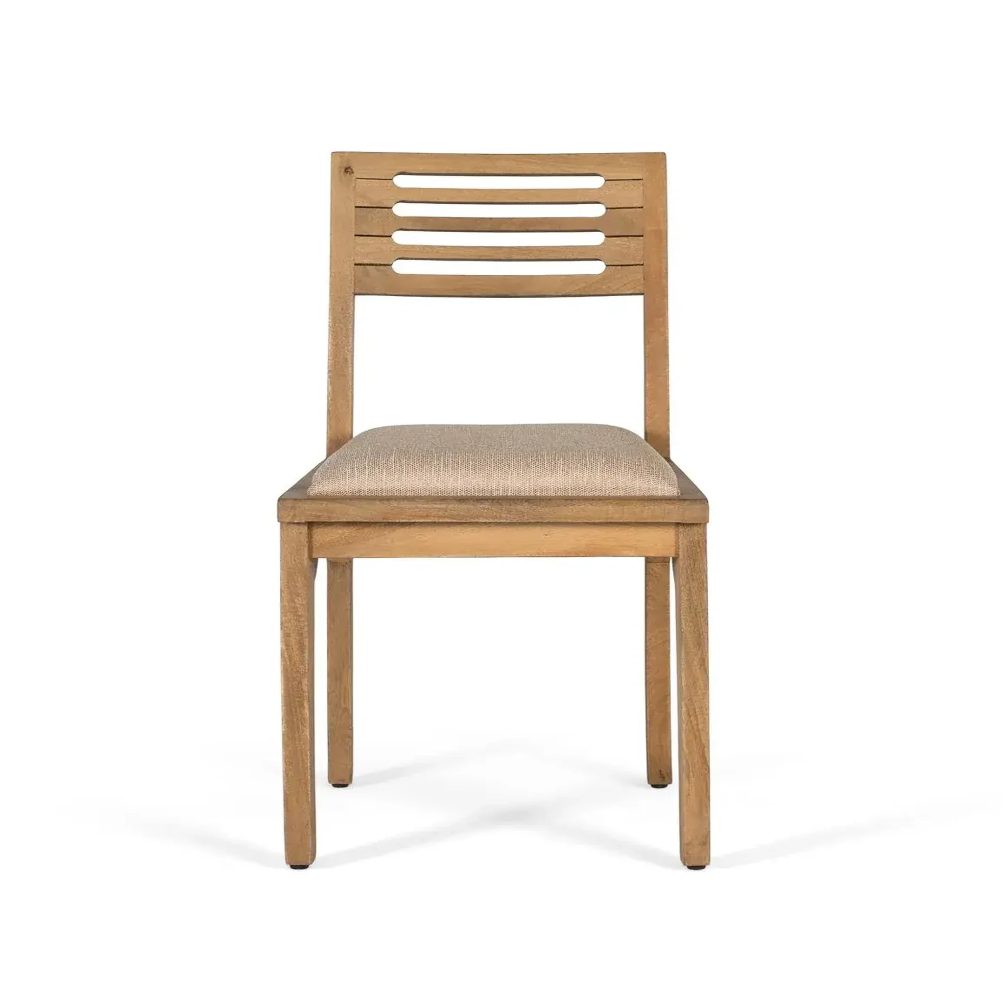 Voir la diapositive 2 : GINER Y COLOMER SL Lot de 2 chaises de bois de manguier 43 cm style naturel moderne
