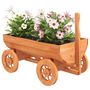 Voir la diapositive 3 : VIDAXL Chariot decoratif 70x43x54 cm bois massif de sapin