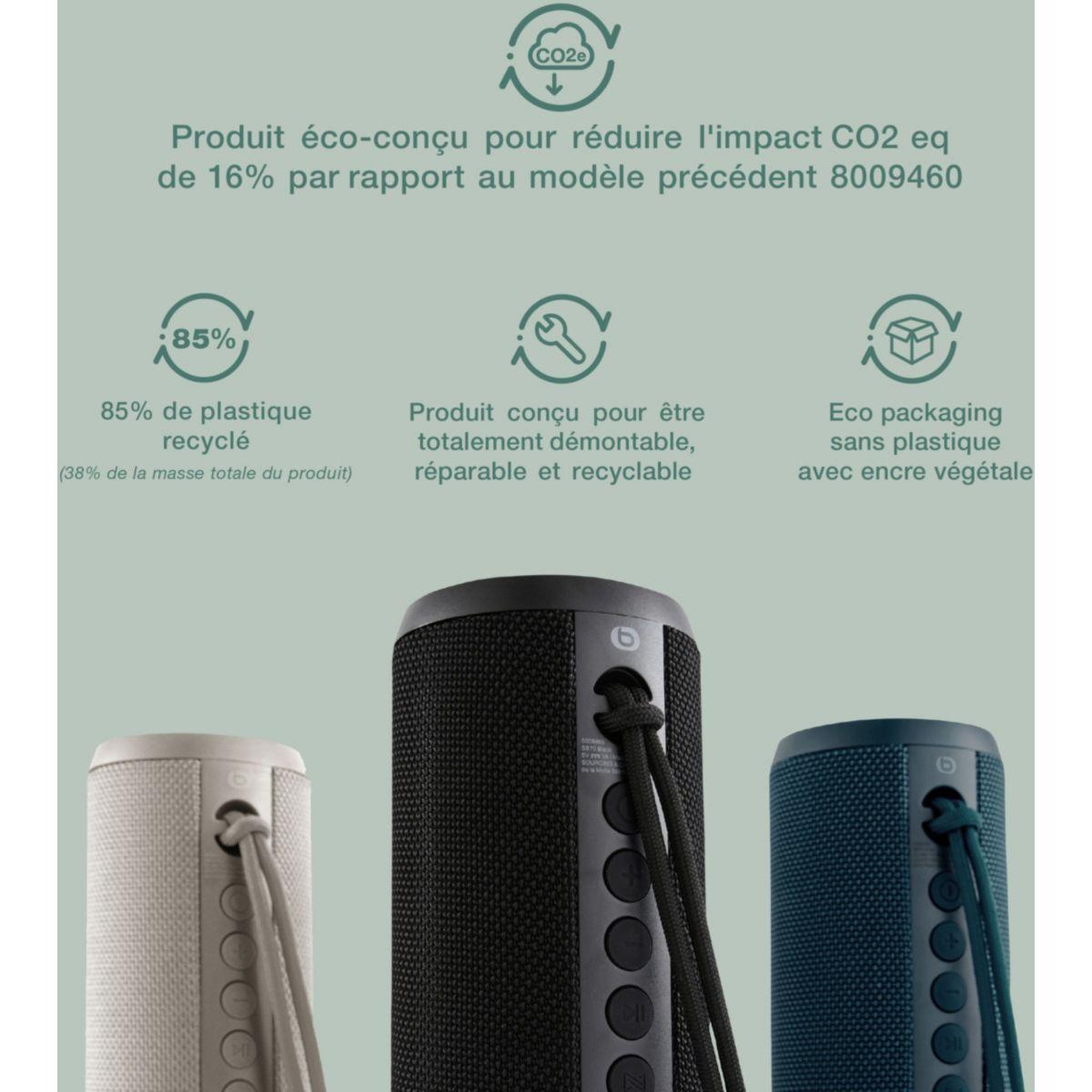 Voir la diapositive 3 : ESSENTIEL B Enceinte portable SB70 Crème ECO-CONCUE