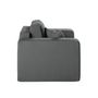 Voir la diapositive 2 : BEST MOBILIER Topaze - fauteuil - en tissu bouclette