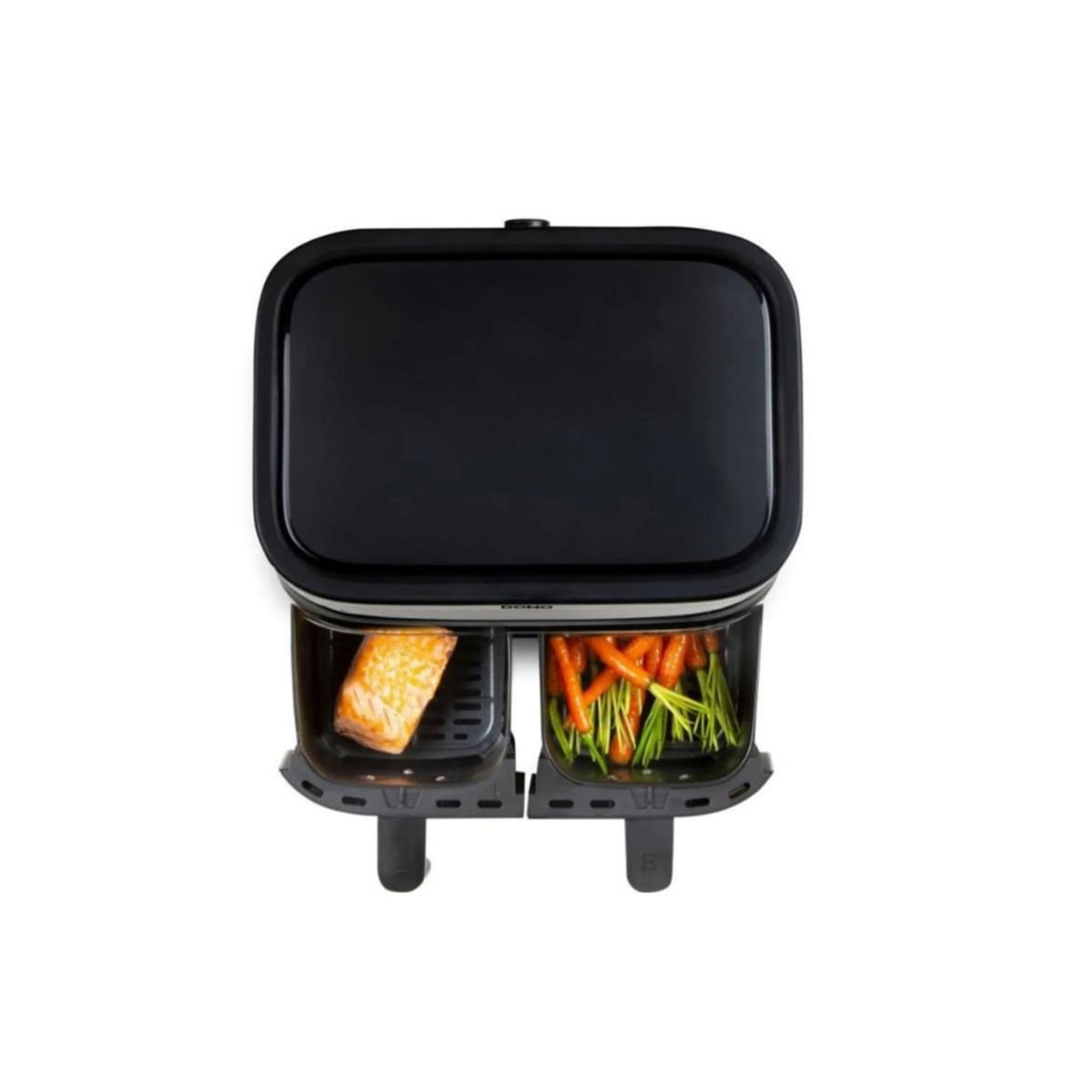 Domo Friteuse sans huile 2x4l 2850w noir - DO537FR