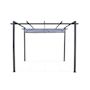 Voir la diapositive 4 : SWEEEK Pergola, aluminium, 3x3m, toile coulissante