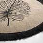 Voir la diapositive 2 : Paris Prix Set de Table Rond en Jute  Mogador  38cm Naturel & Noir