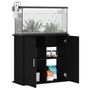 Voir la diapositive 3 : VIDAXL Support pour aquarium noir 81x36x73 cm bois d ingénierie