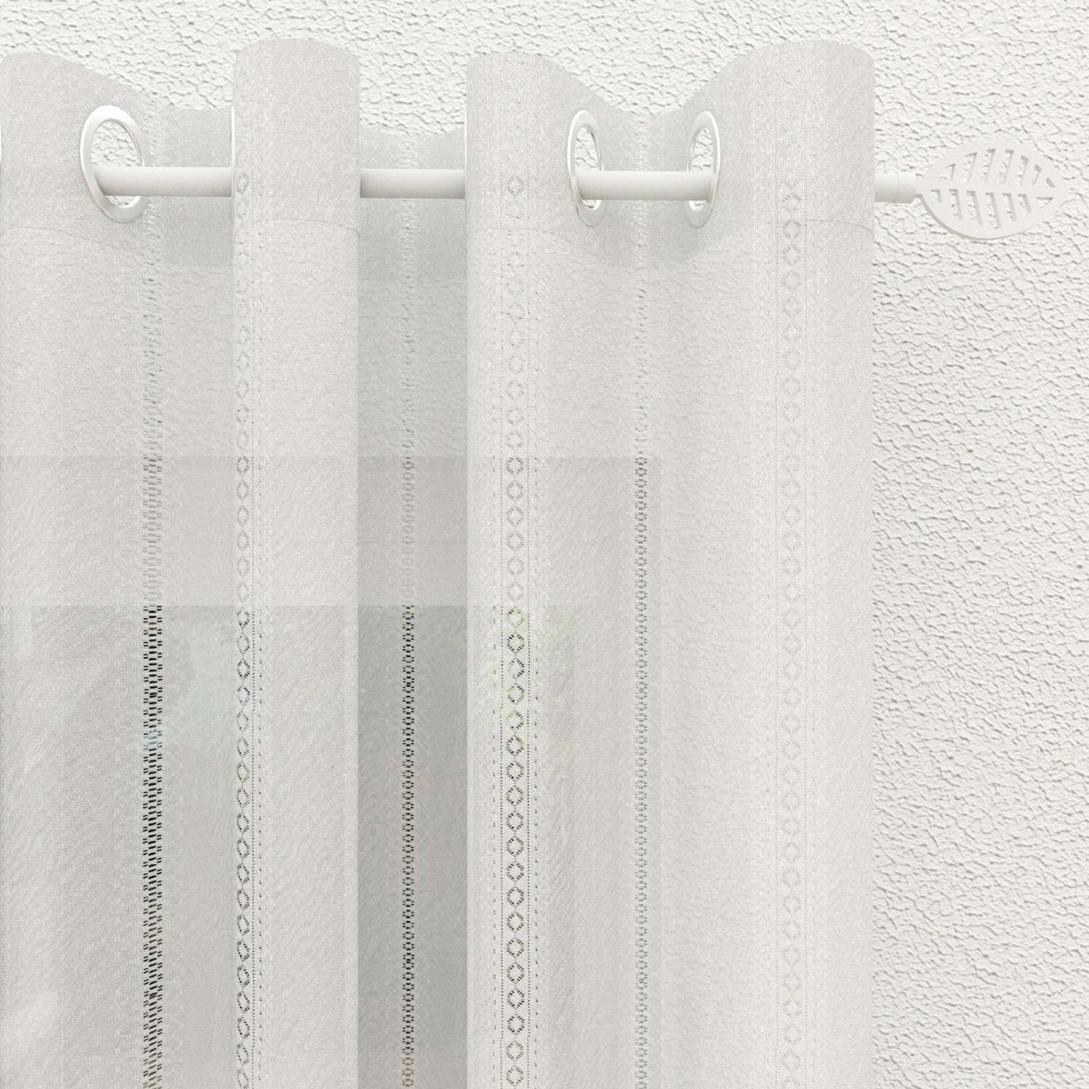 SOLEIL D'OCRE Voile à oeillets 135x250 cm CHARLOTTE, par Soleil d'Ocre