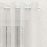 SOLEIL D'OCRE Voile à oeillets 135x250 cm CHARLOTTE, par Soleil d'Ocre