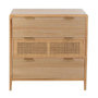 Voir la diapositive 2 : Paris Prix Buffet 3 Tiroirs en Bois  Nivelo  90cm Naturel