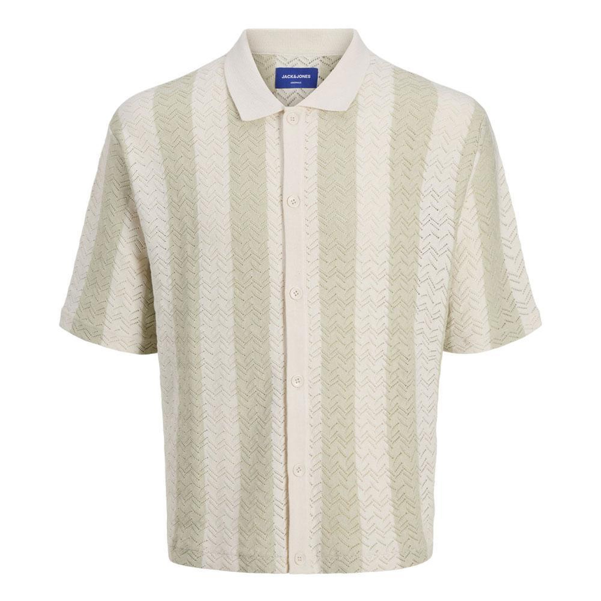 Jack & Jones Chemise Beige/Verte Homme Jack & Jones Ortyler. Coloris disponibles : Beige