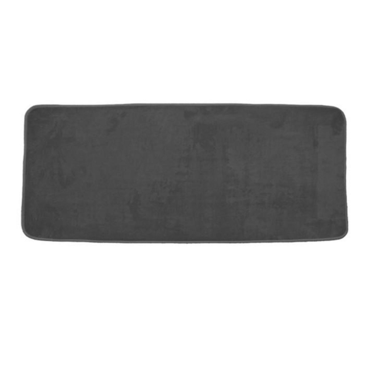 Paris Prix Tapis de Bain Microfibre  Vitamine  50x120cm Anthracite