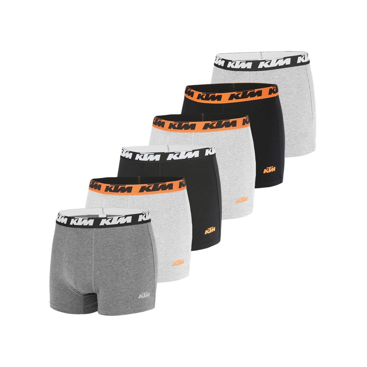KTM Pack surprise de 6 boxers coton homme
