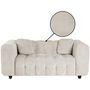 Voir la diapositive 4 : Habitat et Jardin Canapé droit en tissu chenille  Vendome  - 2 places - Beige