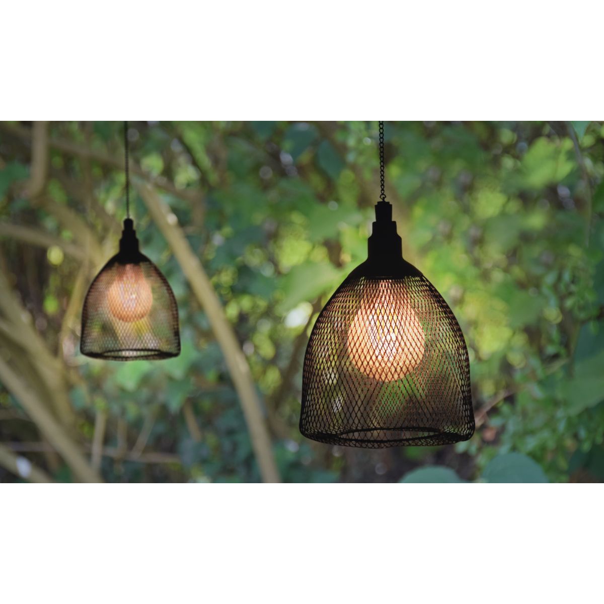 Inkazen Lampe filaire LED noire