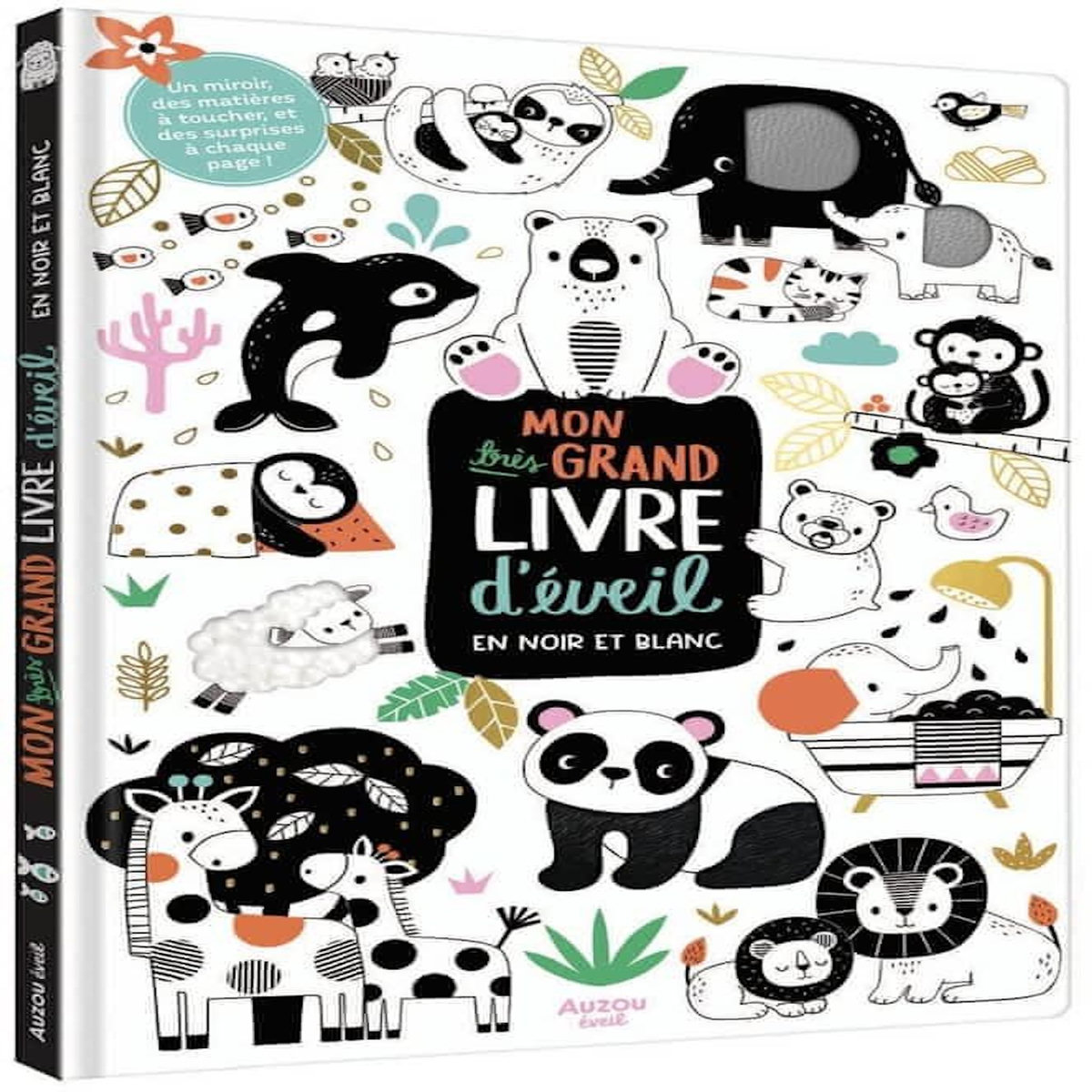 MON TRES GRAND LIVRE D'EVEIL EN NOIR ET BLANC, Kendall Wendy