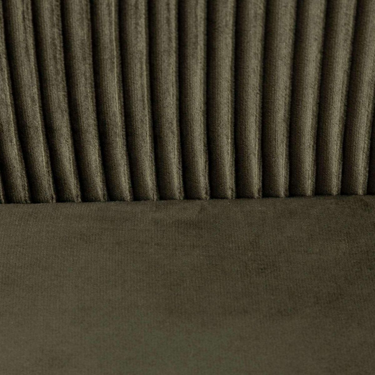 ATMOSPHERA Fauteuil en velours SOLARO - Vert