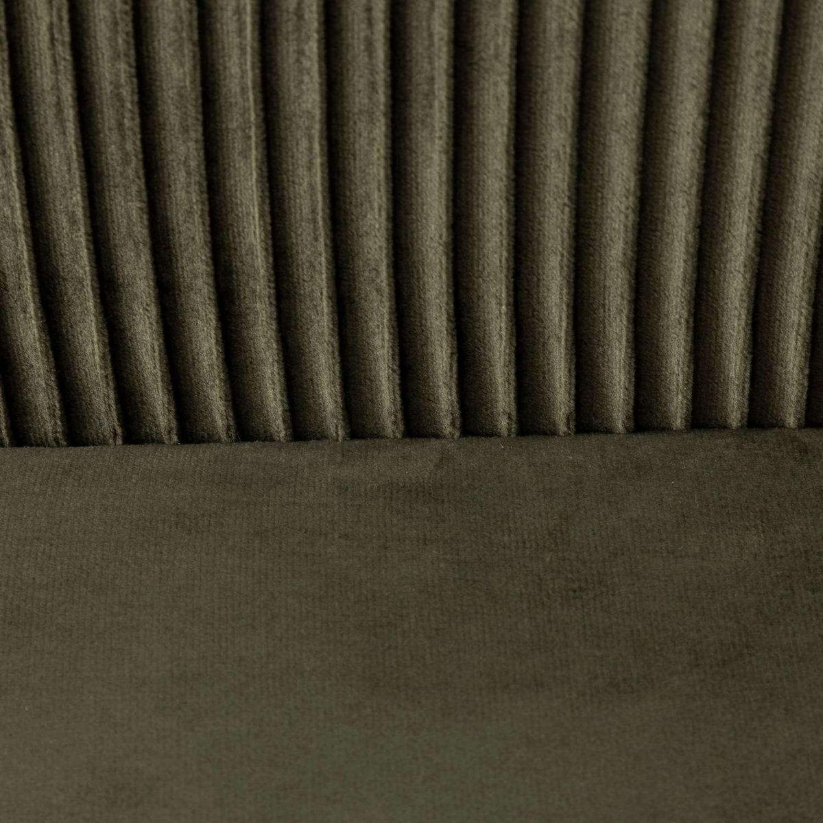 ATMOSPHERA Fauteuil en velours SOLARO - Vert