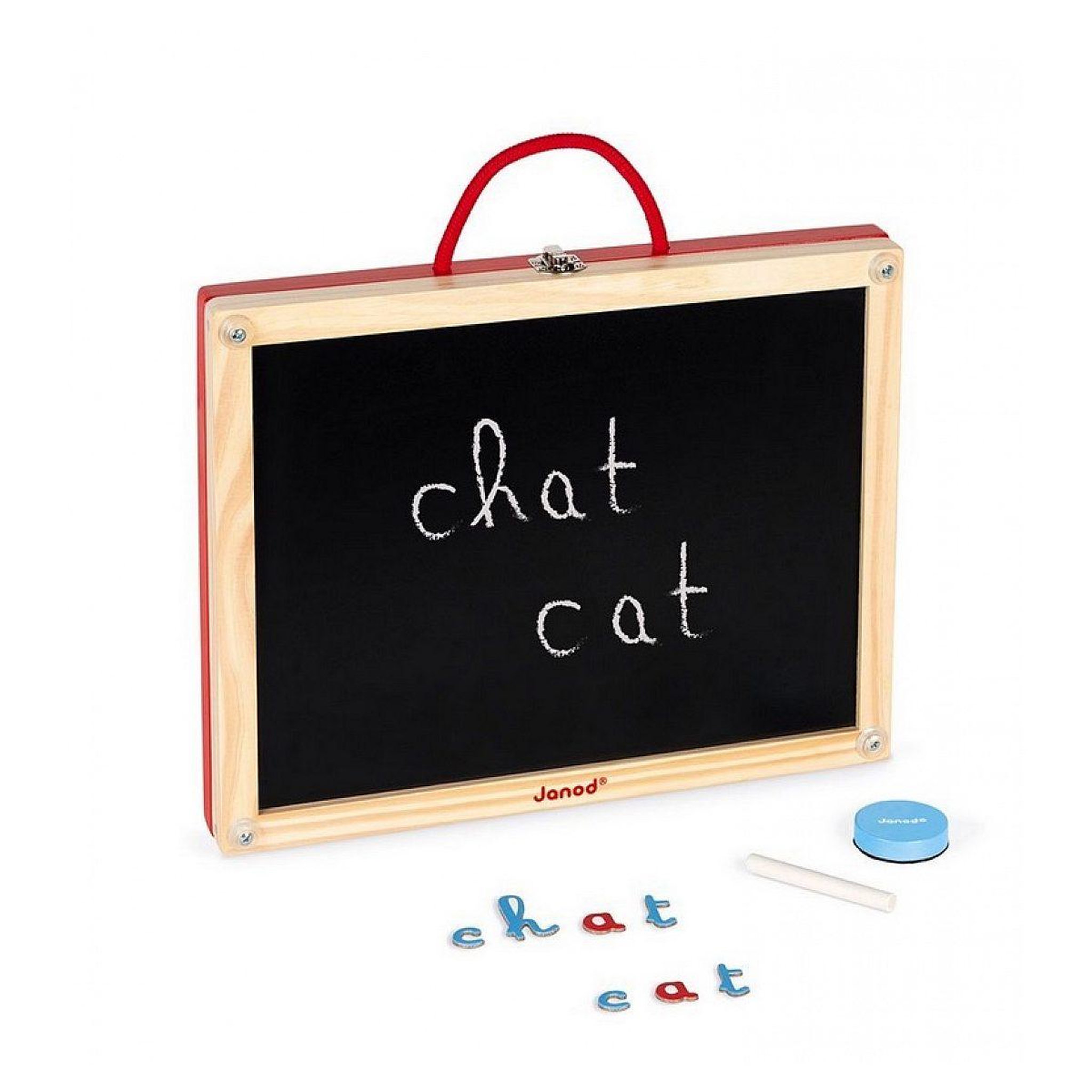 Voir la diapositive 3 : JANOD Malette de lettres cursives 4 en 1