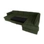 Voir la diapositive 2 : BEST MOBILIER Chuck - canapé panoramique xxl - convertible avec coffre - 7 places - droit