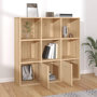 Voir la diapositive 3 : VIDAXL Bibliotheque Chene sonoma 98x30x98 cm Bois d'ingenierie