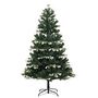 Voir la diapositive 2 : VIDAXL Sapin de Noël artificiel a charnieres avec neige floquee 150 cm