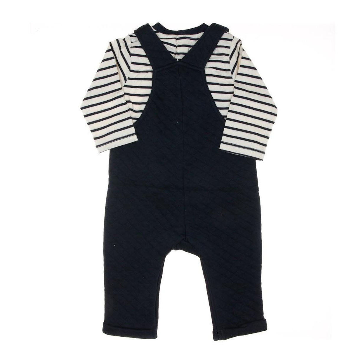 ELLE EST OU LA MER Salopette + T Shirt /Blanc EOM Egisot