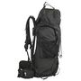 Voir la diapositive 2 : VIDAXL Sac à dos de randonnée noir 60 L tissu oxford