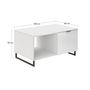 Voir la diapositive 4 : BEST MOBILIER Barbara - table basse - blanc - 100 cm