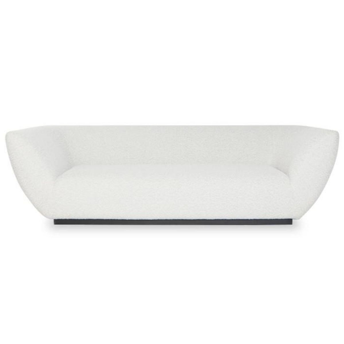 Paris Prix Canapé Bouclette 3 Places  Estelle  240cm Crème