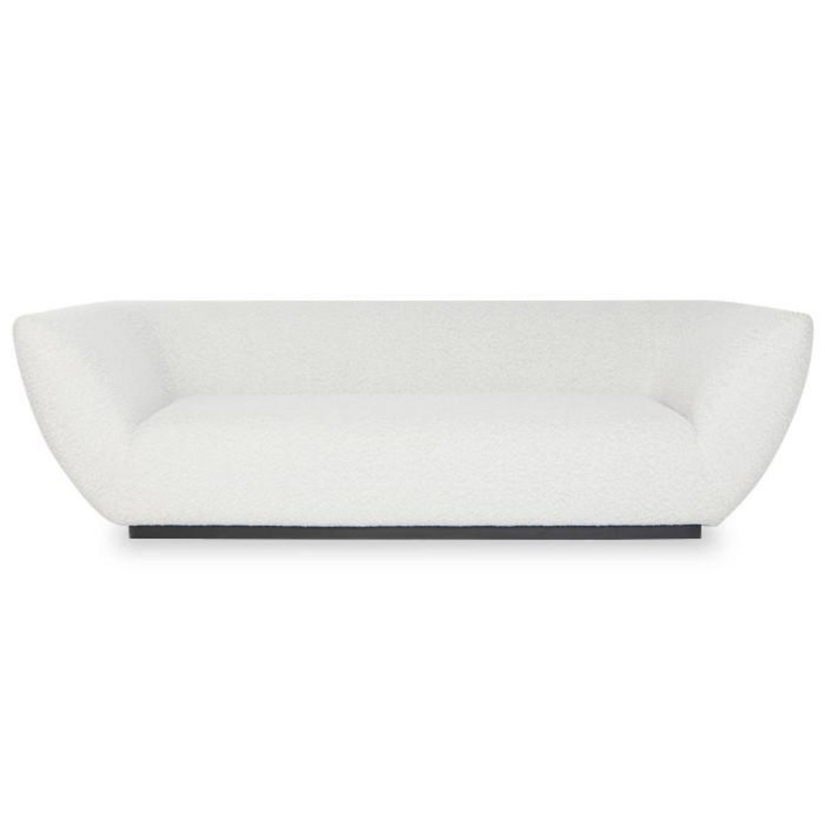 Paris Prix Canapé Bouclette 3 Places  Estelle  240cm Crème