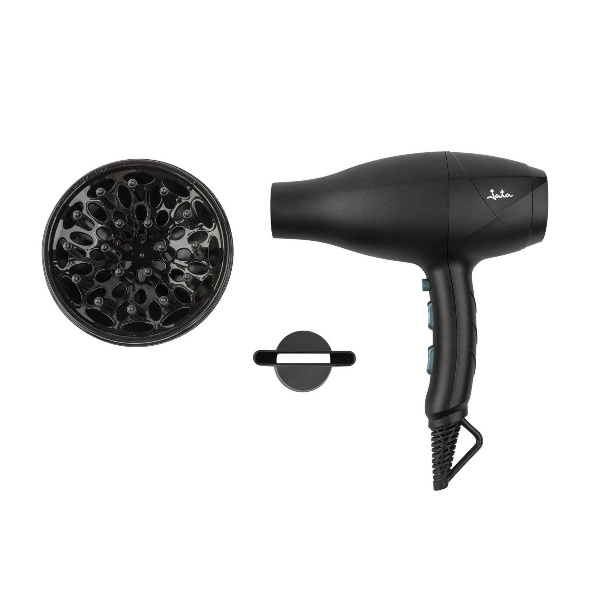Voir la diapositive 3 : JATA JATA JBSC1195 sèche-cheveux 2600 W Noir