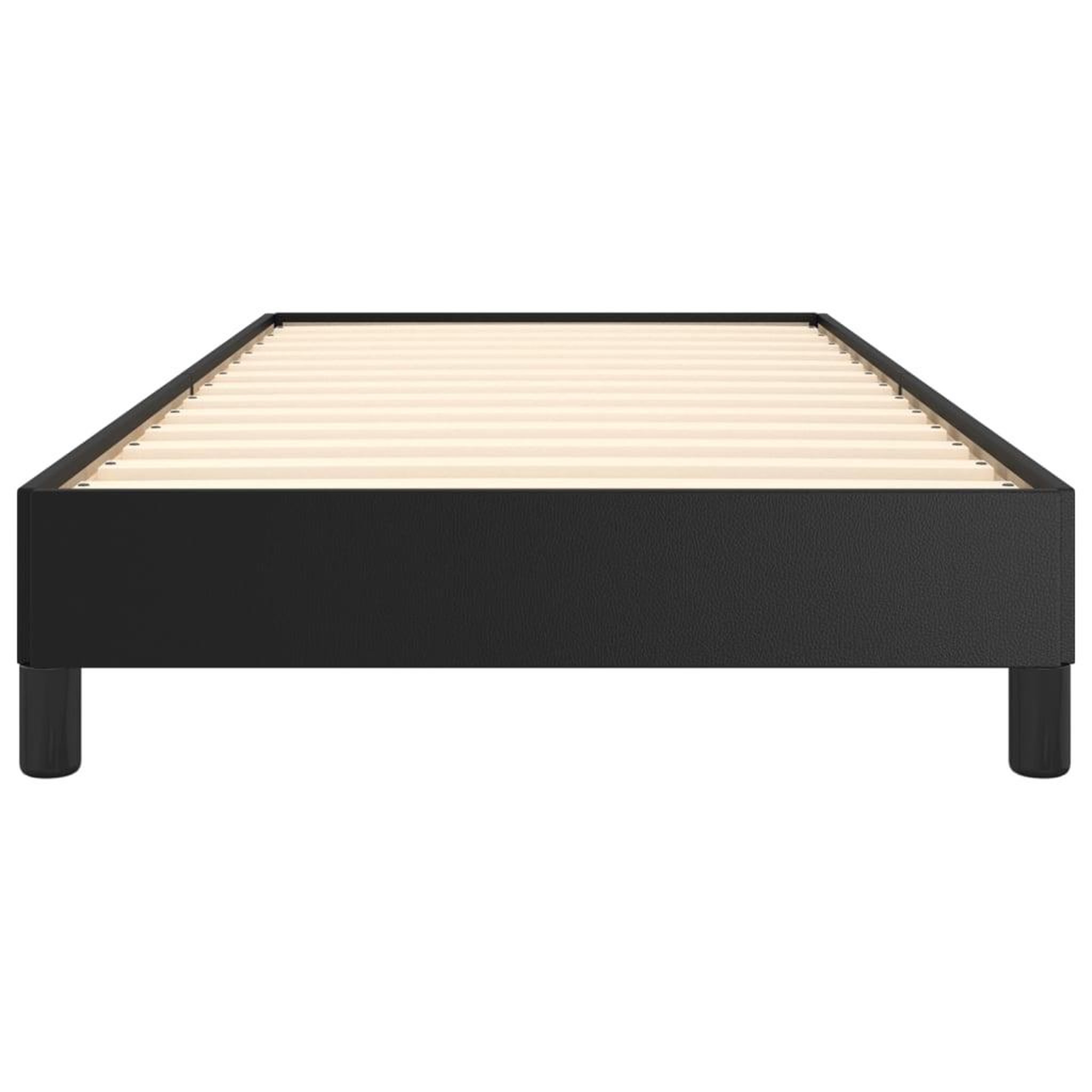Voir la diapositive 5 : VIDAXL Cadre de lit sans matelas noir 90x190 cm similicuir