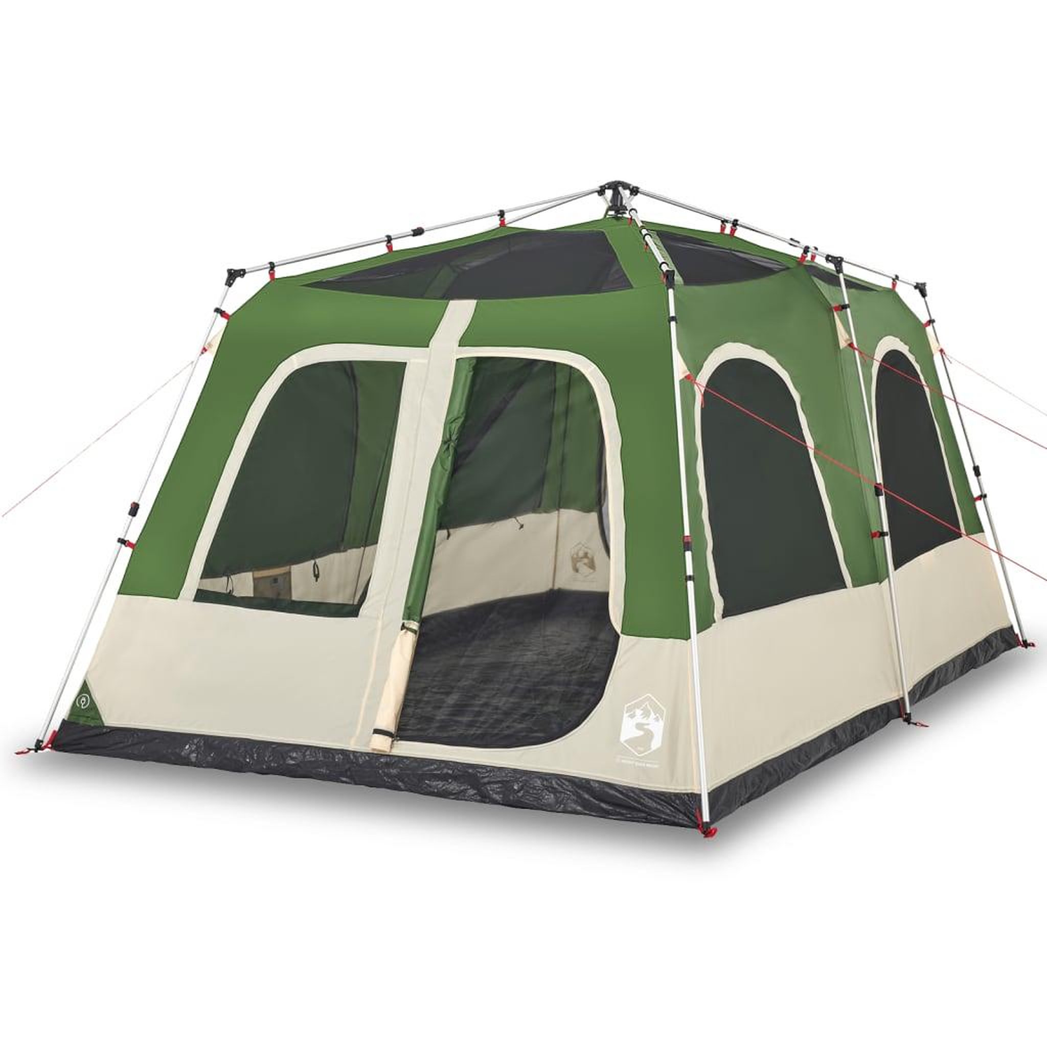 Voir la diapositive 2 : VIDAXL Tente familiale a dome 8 personnes vert liberation rapide