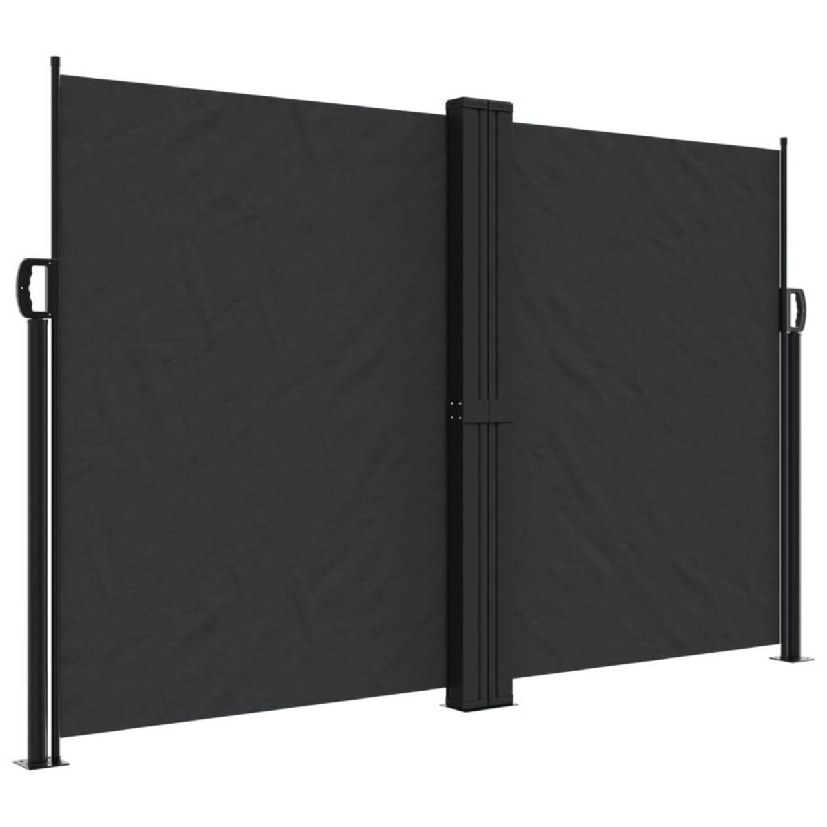 VIDAXL Auvent lateral retractable noir 160x1000 cm