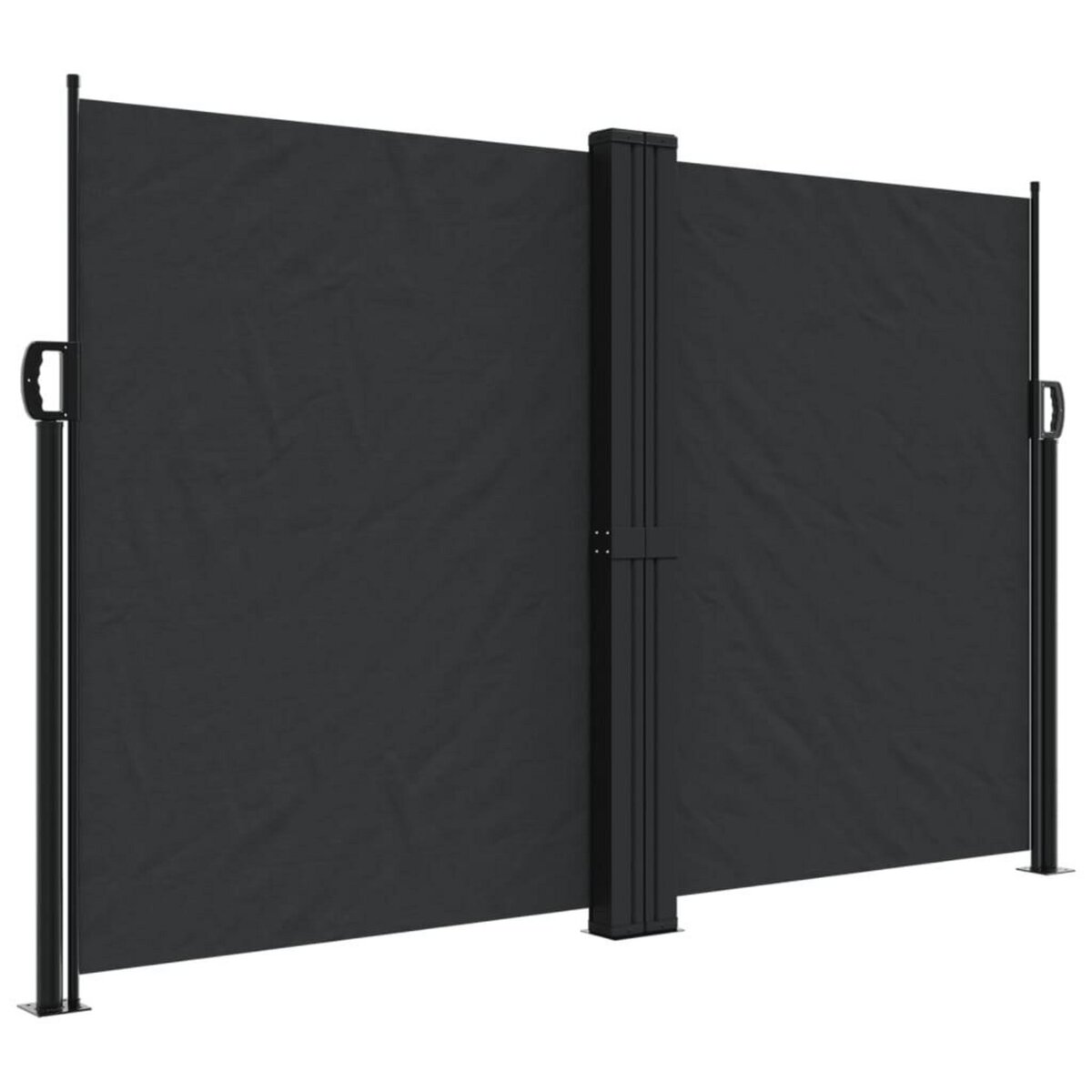 VIDAXL Auvent lateral retractable noir 160x1000 cm