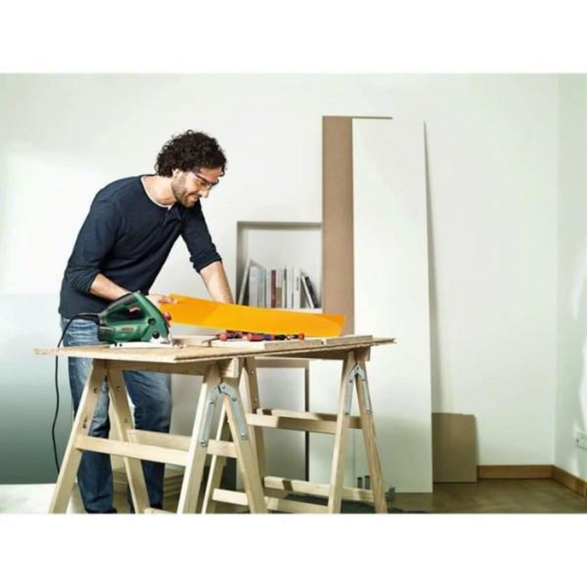 BOSCH Scie circulaire plongeante BOSCH PKS16 Multi - 400W - 3 lames incluses