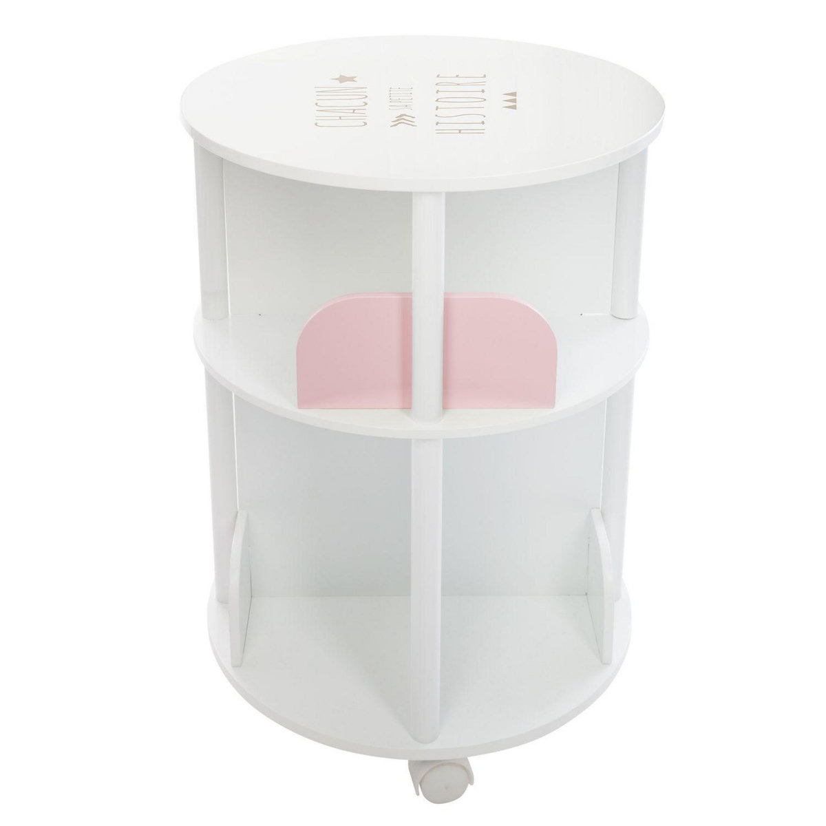 Atmosphera Kids Bibliothèque enfant ronde Douceur