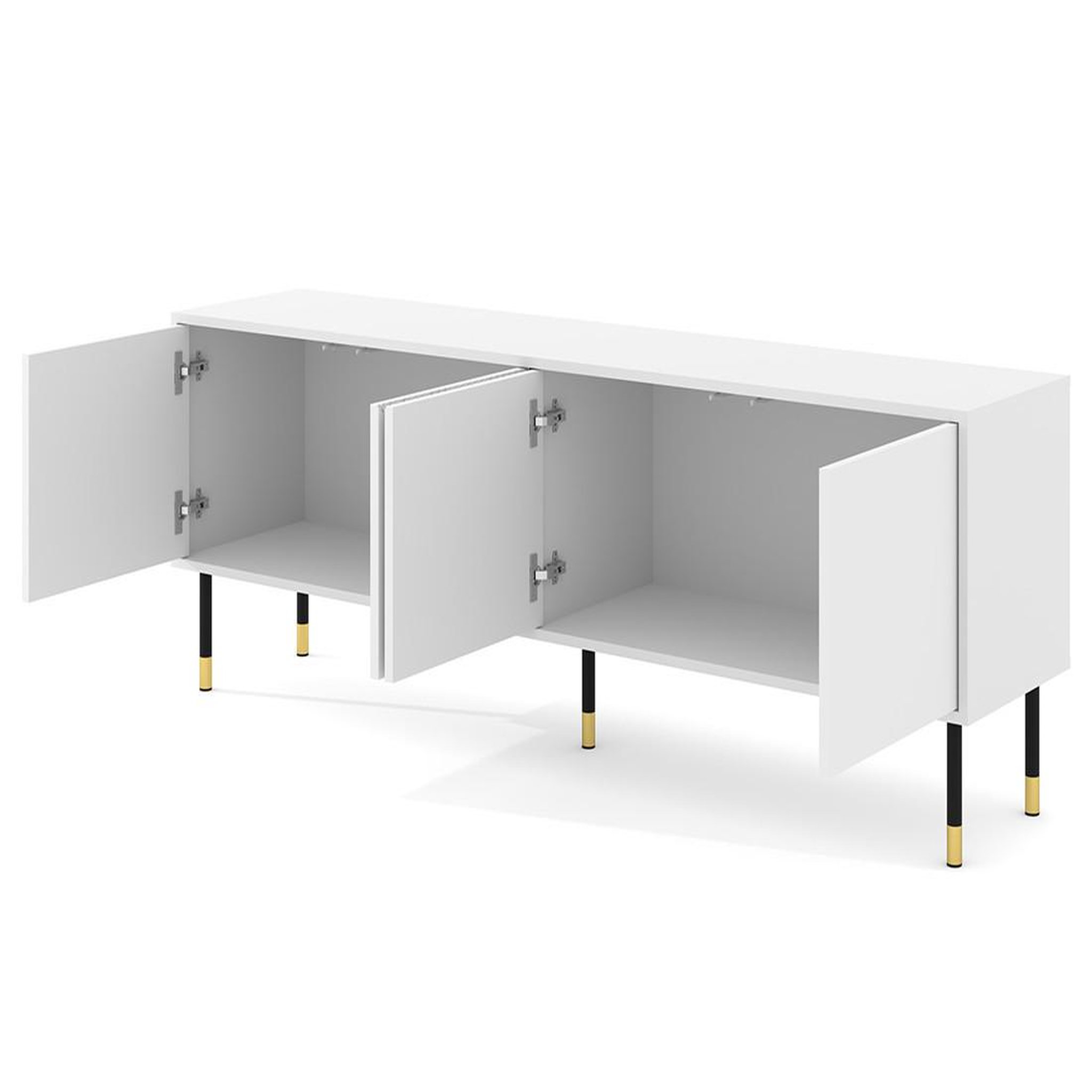Voir la diapositive 2 : BEST MOBILIER Kirua - meuble tv - 4 portes - 180 cm