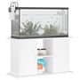 Voir la diapositive 3 : VIDAXL Support pour aquarium blanc 101x41x58 cm bois d ingénierie